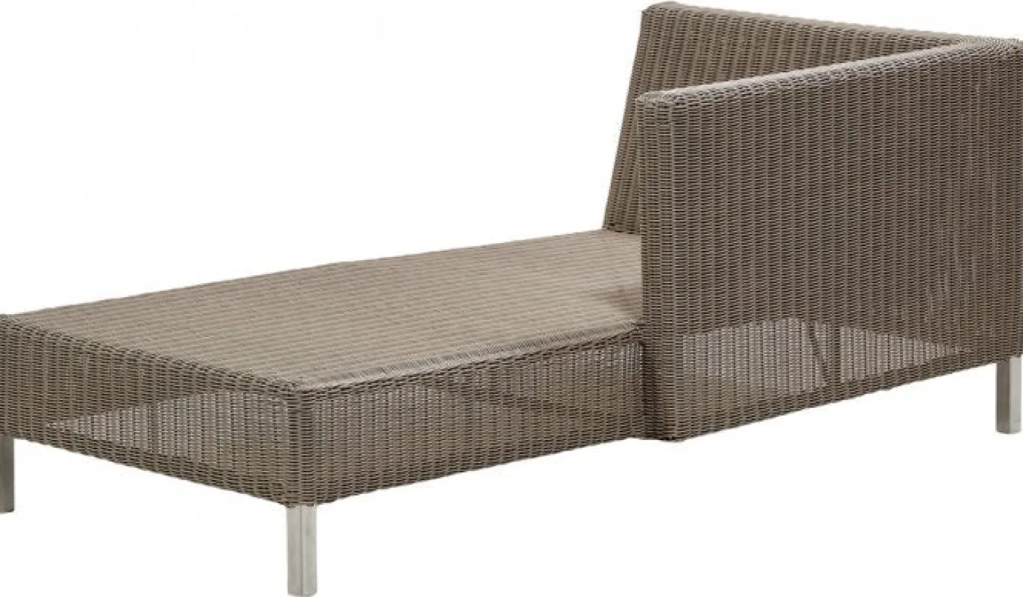Connect Chaiselounge Taupe Vänster