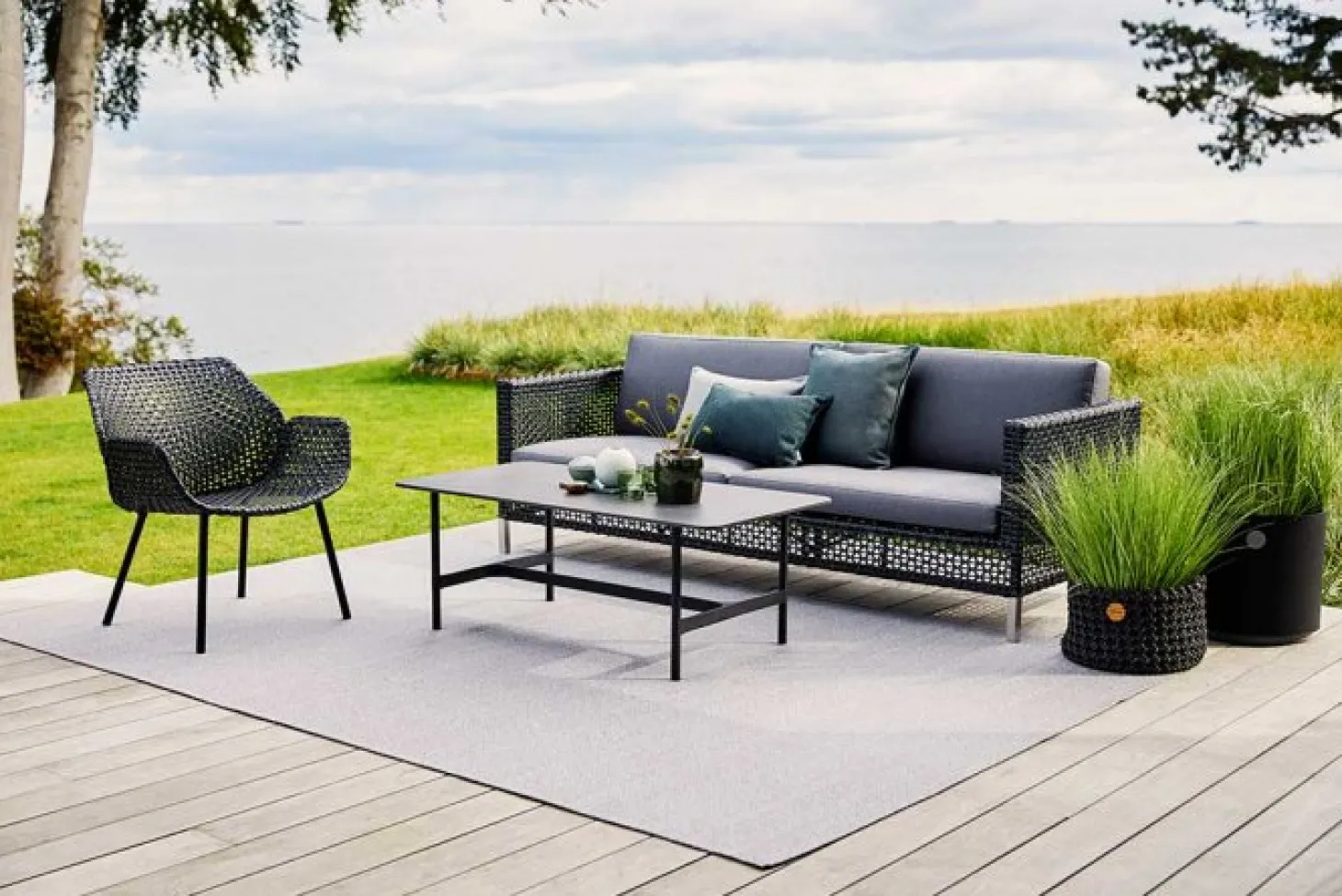 Connect 3-sits Soffa Svart