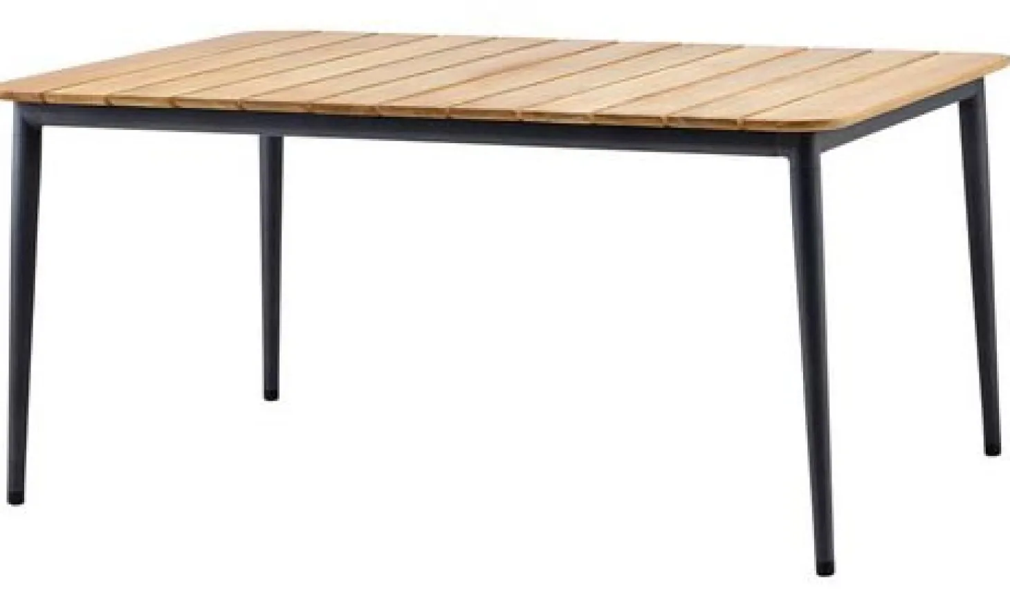 Core Bord 160x90cm Teak / Lava Grå