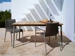 Core Bord 160x90cm Teak / Taupe