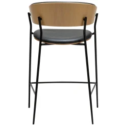 Crib Barstol Raven Black, Bleached Oak