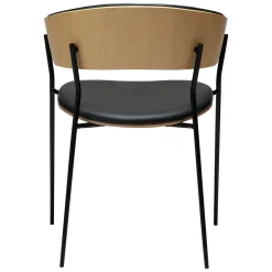 Crib Stol Raven Black, Bleached Oak