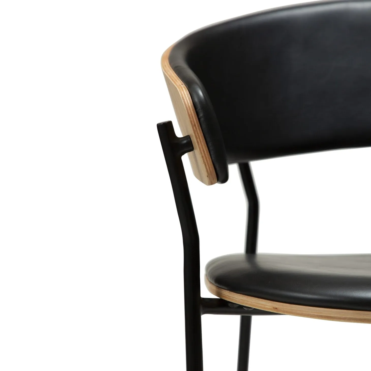 Crib Stol Vintage Black, Oak