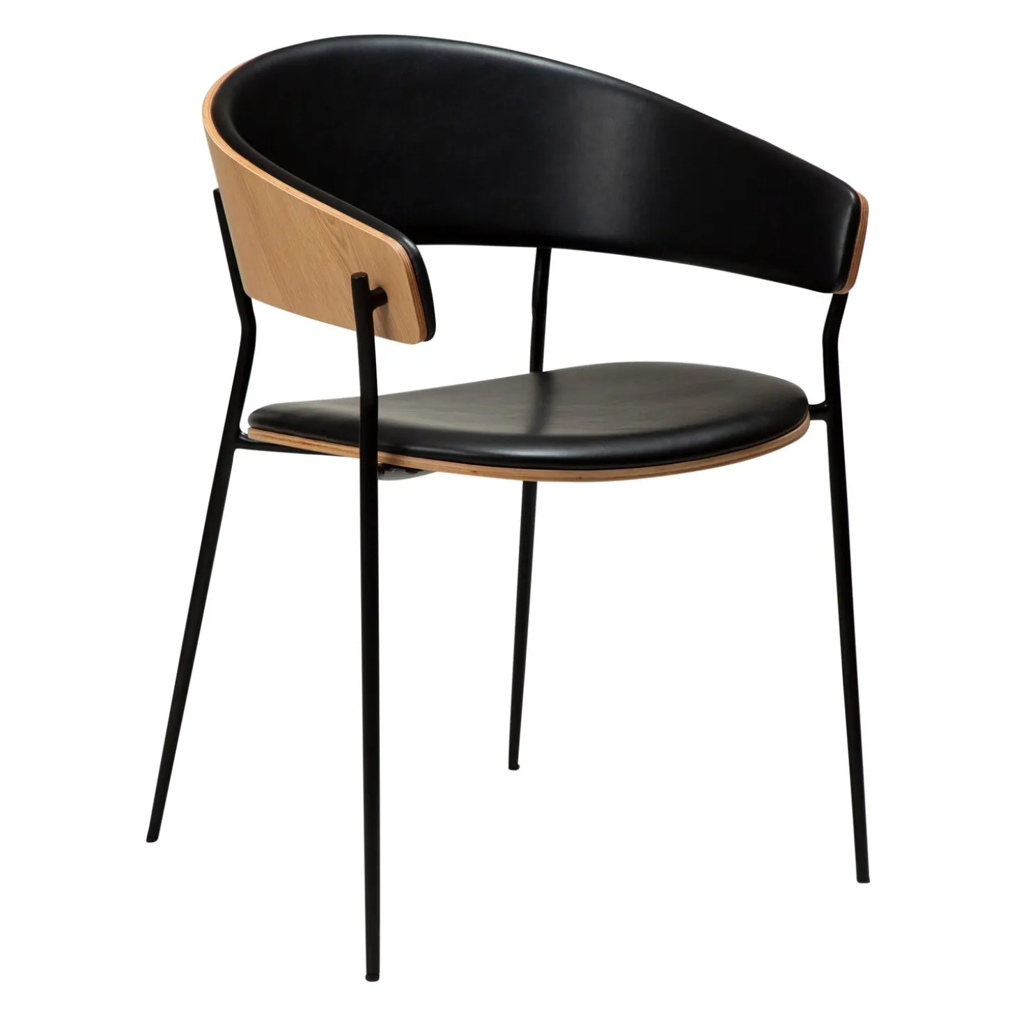 Crib Stol Vintage Black, Oak