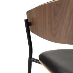 Crib Stol Vintage Black, Walnut