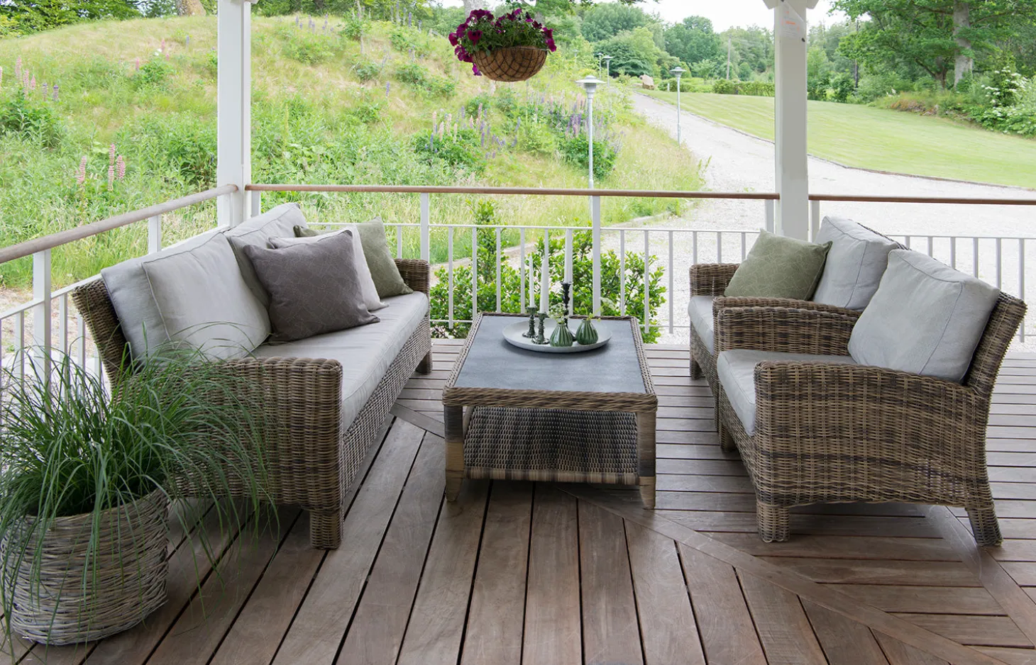 Dallas Utesoffa 2,5-sits Natur