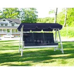 Dalom/Slöinge Hammocktak Blå/Vit