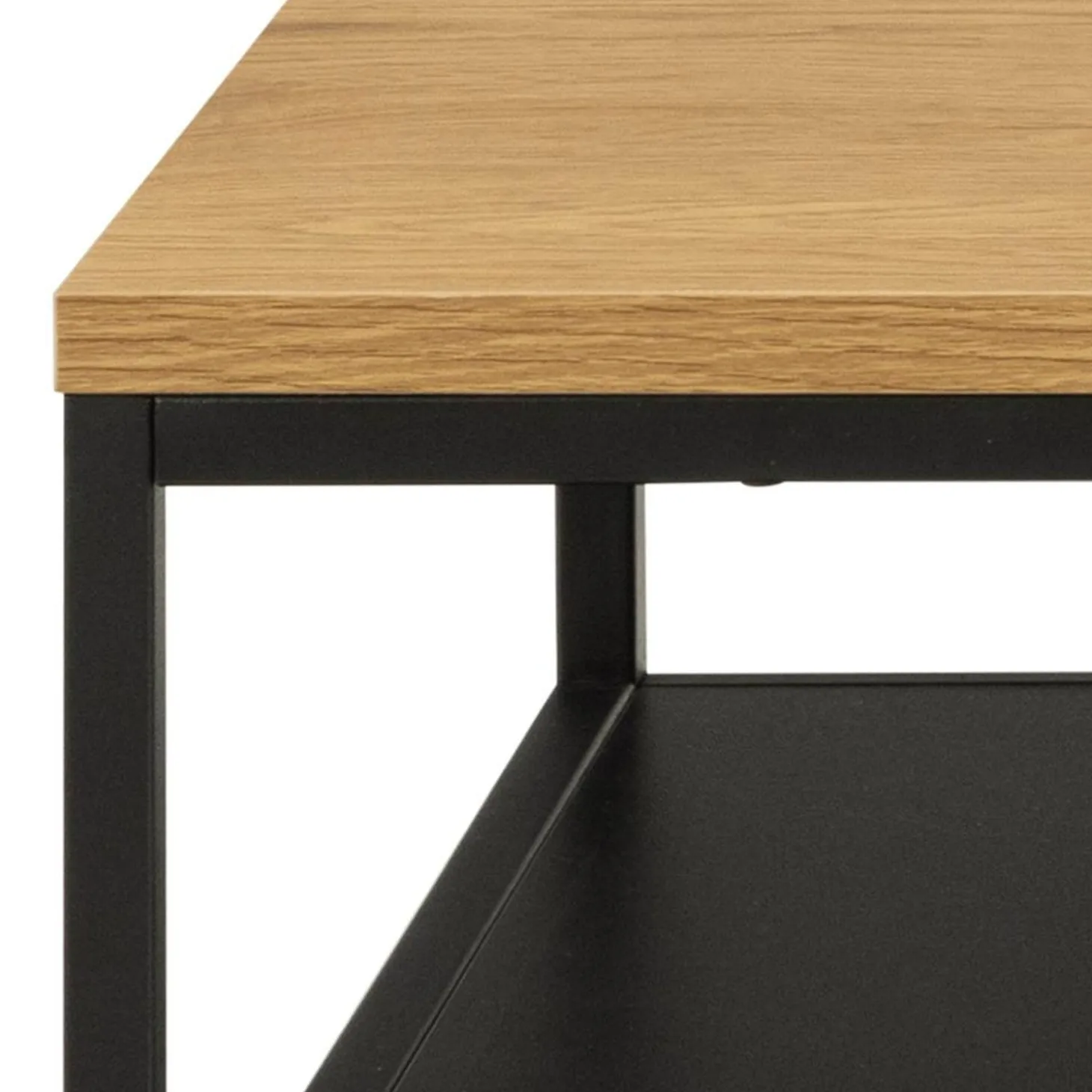 Damian Soffbord 42x120x60 cm Ek/Svart
