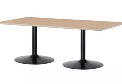 Davis Matbord Vitoljad Ek/Svart 210cm