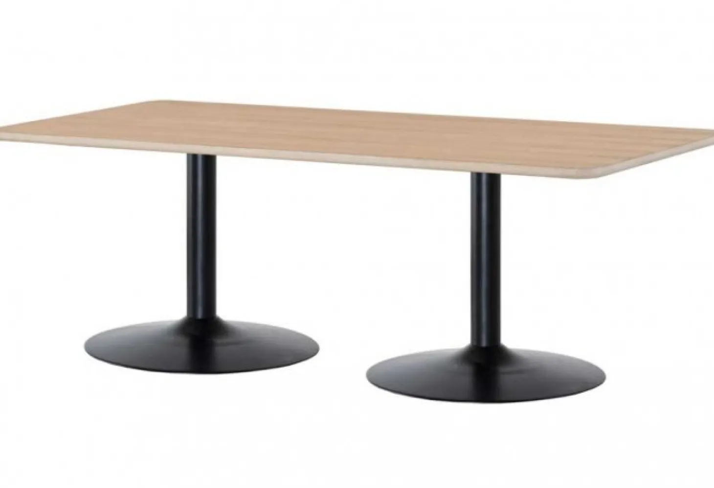 Davis Matbord Vitoljad Ek/Svart 210cm
