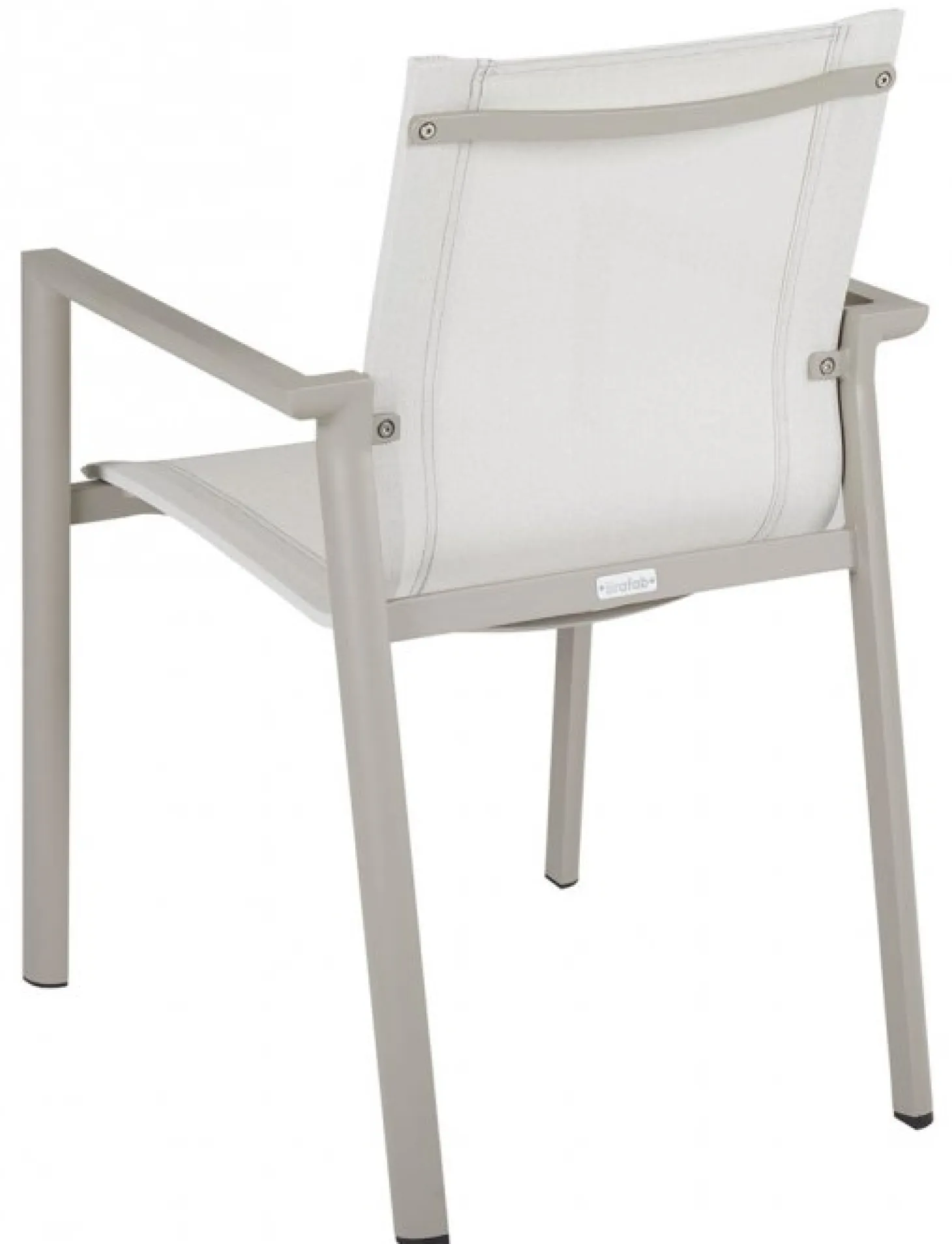 Delia Karmstol Textilene - Khaki / Off White