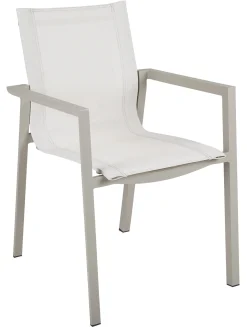 Delia Karmstol Textilene - Khaki / Off White
