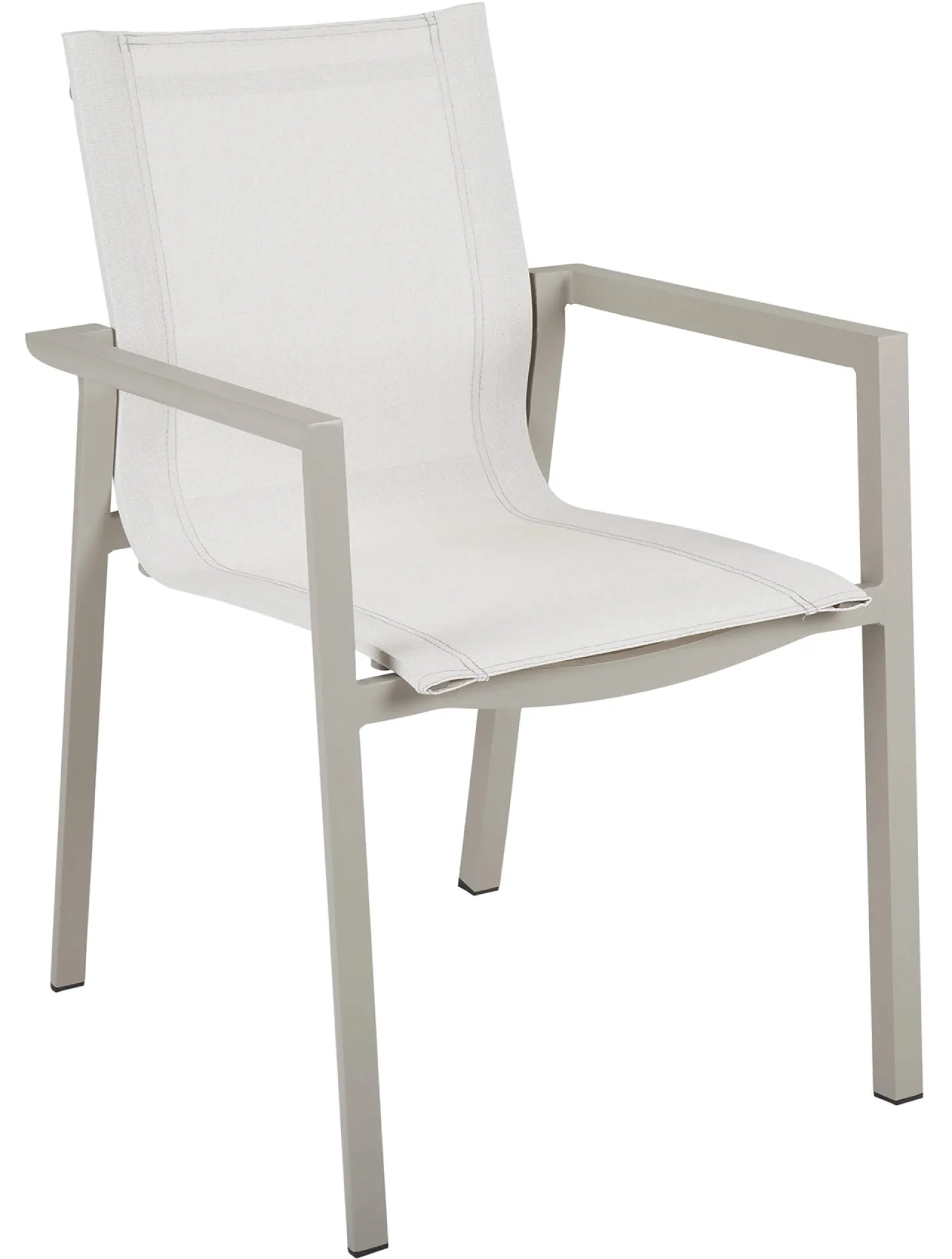 Delia Karmstol Textilene - Khaki / Off White