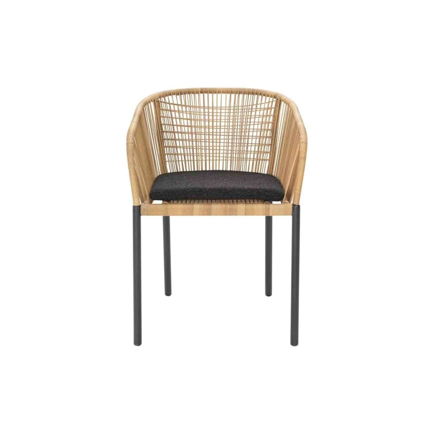 Delta Karmstol Antracit/Teddy Black Natur