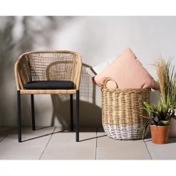Delta Karmstol Svart/Teddy Black Natur