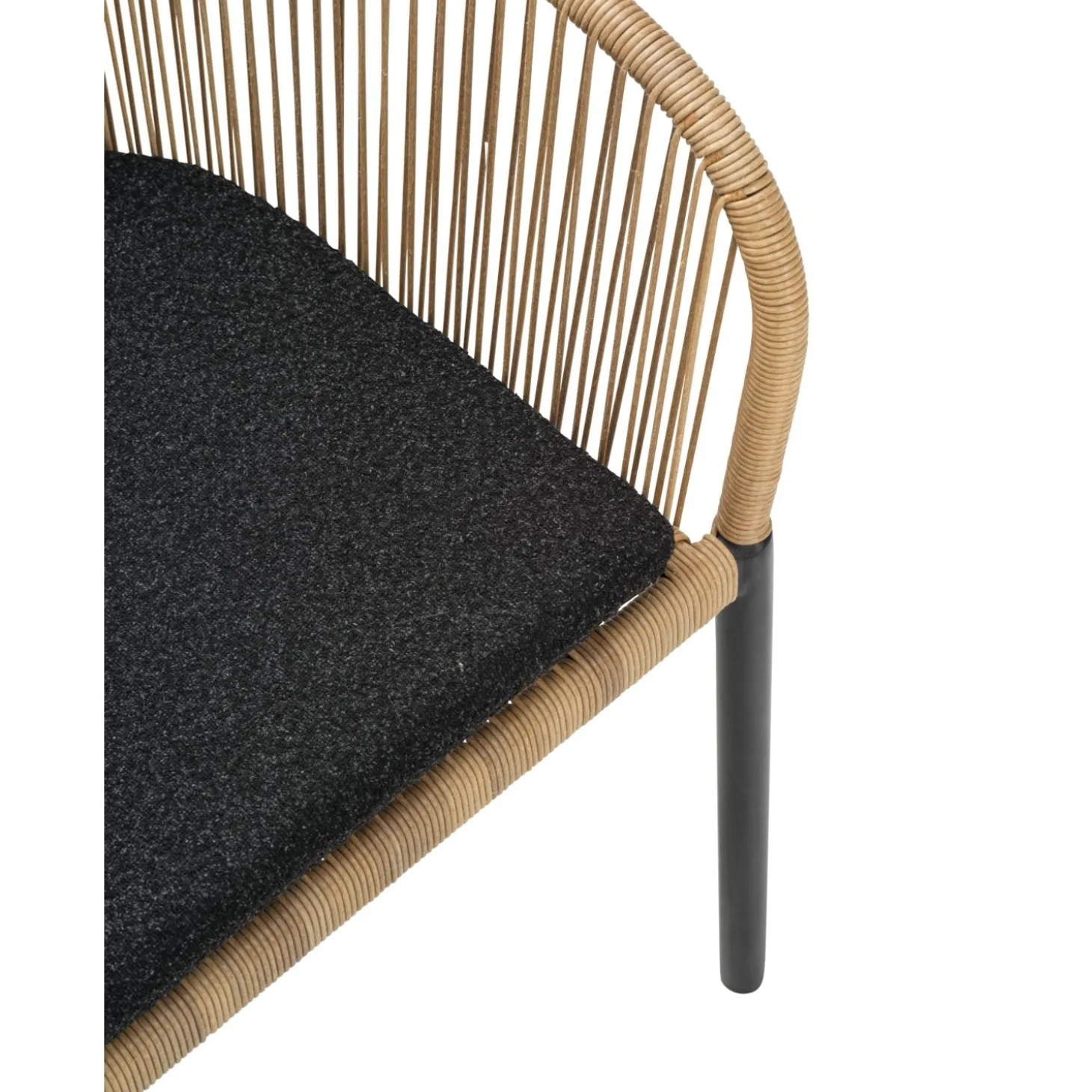 Delta Karmstol Svart/Teddy Black Natur