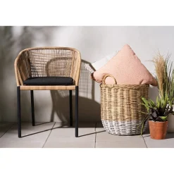 Delta Karmstol Svart/Teddy Black Natur