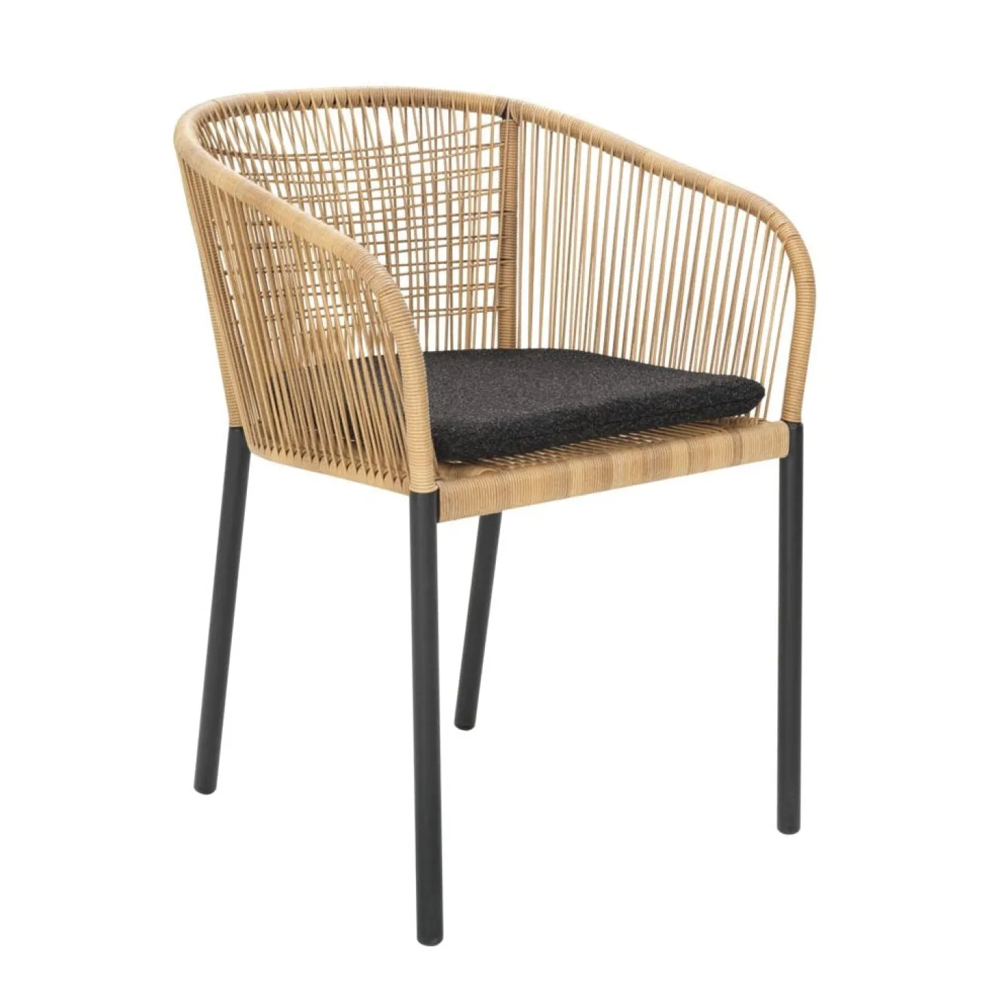Delta Karmstol Svart/Teddy Black Natur
