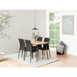 Denise Matstol Sawana tyg Grå