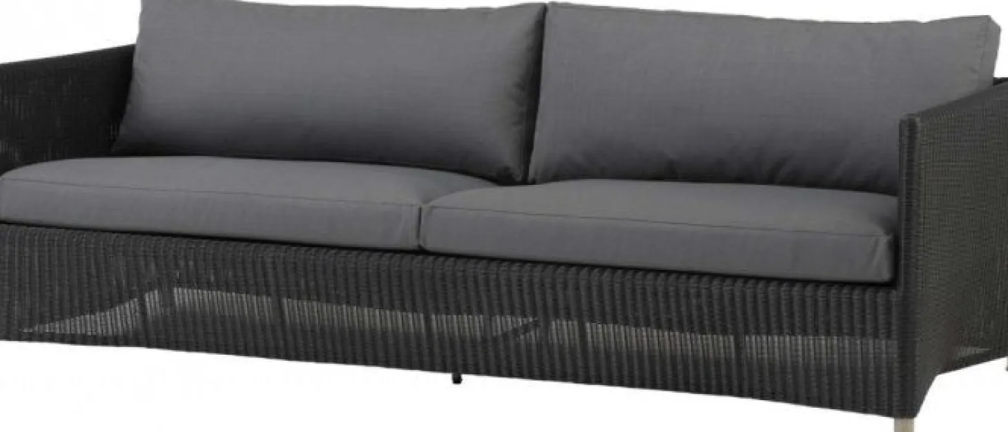 Diamond 3-sits lounge soffa inkl. Dyna Grafit