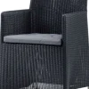 Diamond stol inkl. Sunbrella Natte dyna Grafit