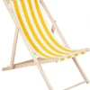 Dingla Strandstol Gul/Vit