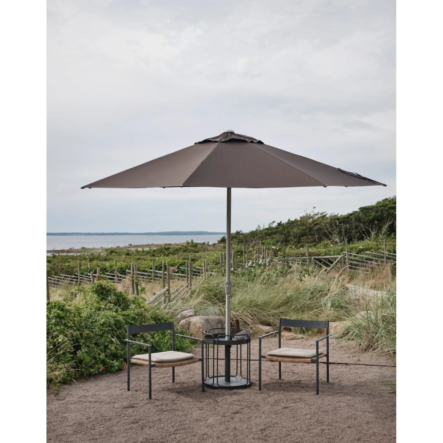 DK Loungestol Antracit/Natur