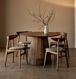Dominus Matbord Rund 120 cm Smoked Oak