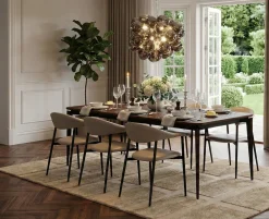 Edge Matbord 100x200-300 cm Walnut