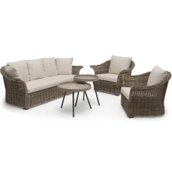 Edsklinta Utefåtölj Beige