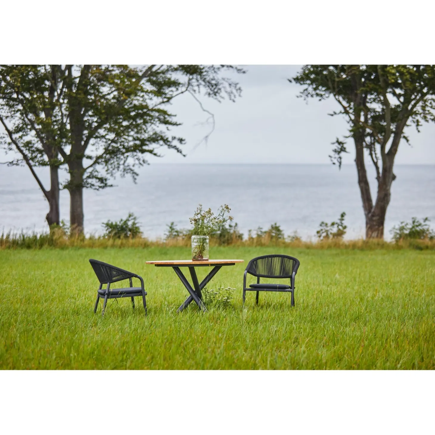 Ekeryd Utestol Antracitgrå 4-pack