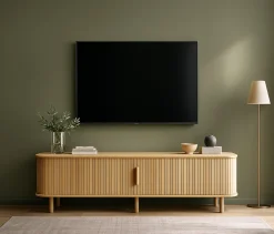 Eleganza Mediabänk 160 cm Naturlig Ek