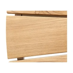 Ellen Trädgårdsbord i Teak och Aluminium 110 cm, Vit