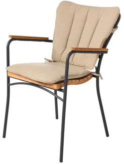 Ellen Trädgårdsstol i Teak och Aluminium Sandy Grey