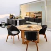 Endless Matbord Rund 130cm Teak