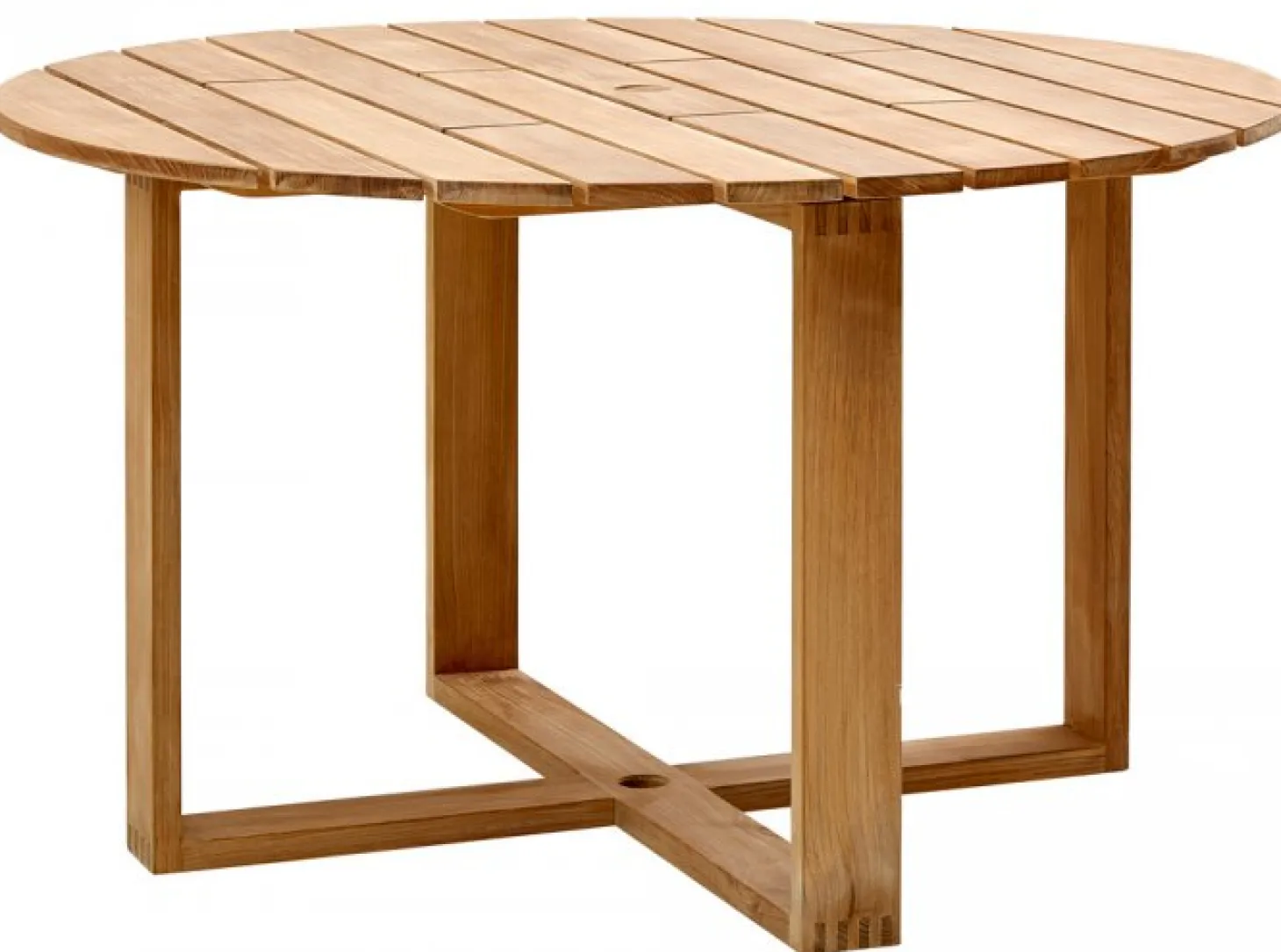 Endless Matbord Rund 130cm Teak