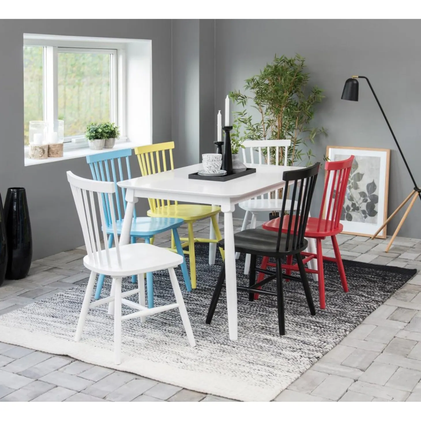Ermont Matstol Vit