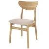 Esther Matstol Oljad Ek/Beige Tyg