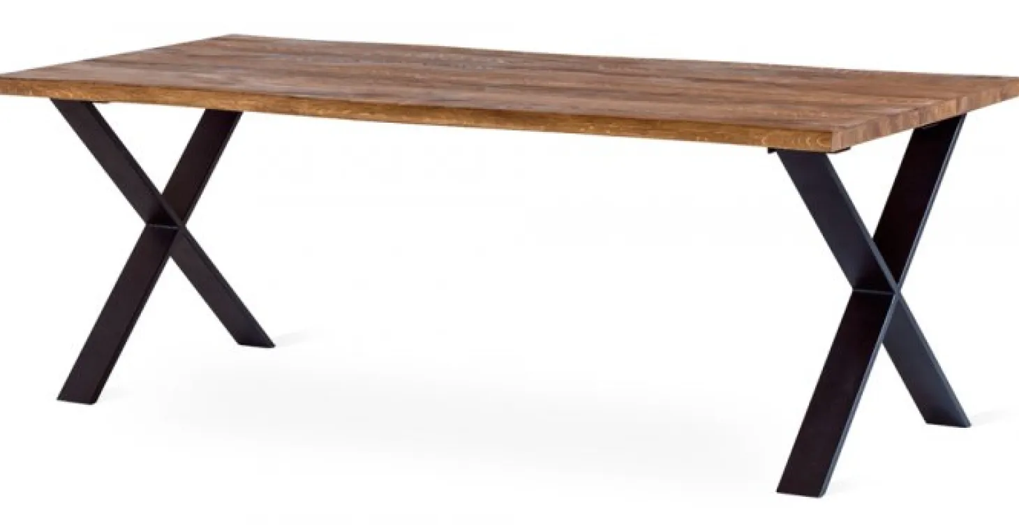 Exxet Matbord 210x95 cm Oljad Vildek/Svart