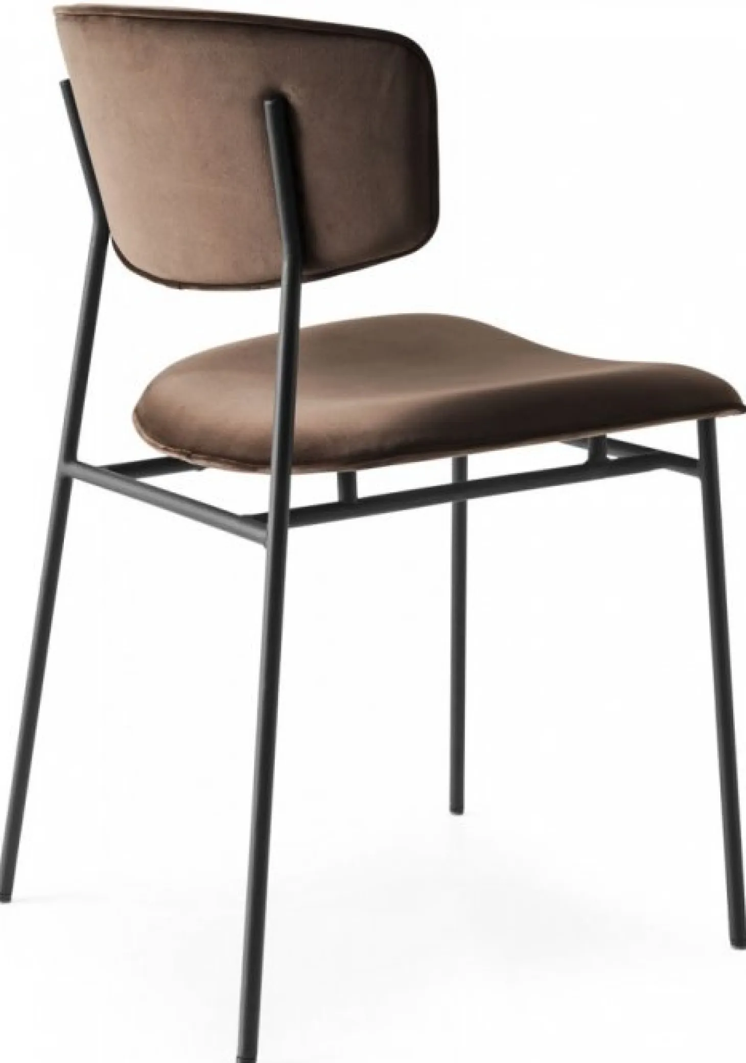 Fifties Stol Sammetstyg