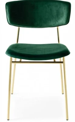 Fifties Stol Sammetstyg