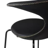 Flair Stol Black Leather, Black