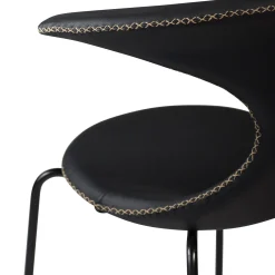 Flair Stol Black Leather, Black