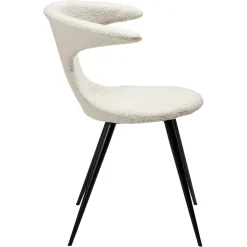 Flair Stol Dove Bouclé, Black