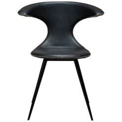 Flair Stol Raven Black Art.Leather, Black