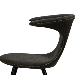 Flair Stol Raven Black, Round Black