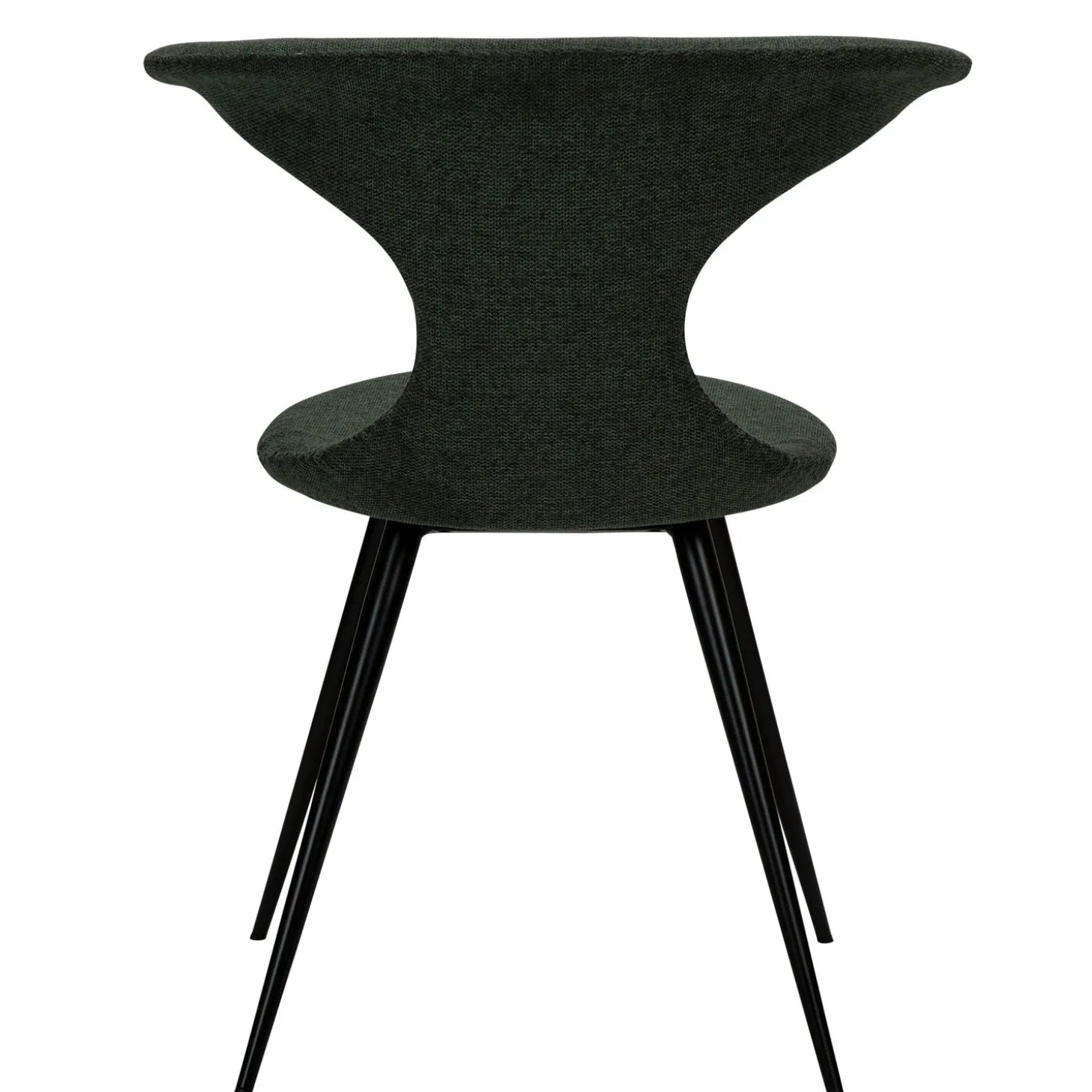 Flair Stol Sage Green, Round Black