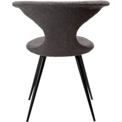 Flair Stol Stone Bouclé, Black