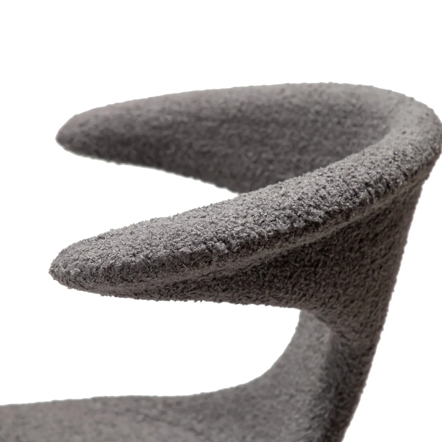 Flair Stol Stone Bouclé, Black