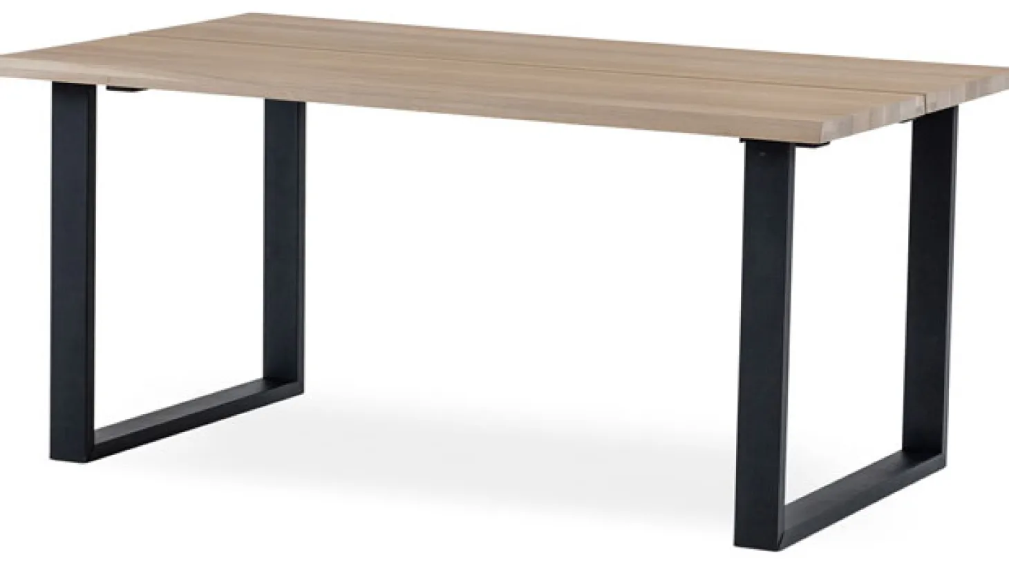 Fleet Matbord Vitoljad Ek/Svart 160cm